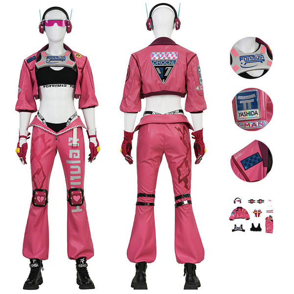 Marvel Rivals Psylocke Cosplay Costume Fleeting Butterfly Pink Suit Ps ...