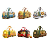 Whimsical RV Quilted Travel Duffle Bag Funny Shopping and Work Canvas Bag