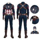 Captain America Steve Rogers Cosplay Costume Halloween Who Costume Suit Becostume