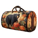 Bear Quilted Duffle Bag Unisex Capacity Carry on Overnight Bag Foldable Gym Beach Swim Bag