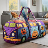 Hippie Van Quilt Duffle Bag Outdoor Fishing Travel Bag Sports Gym Weekend Bag Carry on Bag