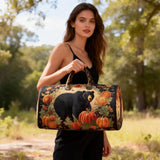 Bear Quilted Duffle Bag Unisex Capacity Carry on Overnight Bag Foldable Gym Beach Swim Bag