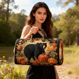 Bear Quilted Duffle Bag Unisex Capacity Carry on Overnight Bag Foldable Gym Beach Swim Bag