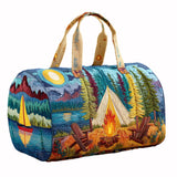 Boho Outdoor Duffle Bag Large Capacity Foldable Carry-On Adult Gym Beach Swim Storage Travel Bag