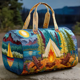 Boho Outdoor Duffle Bag Large Capacity Foldable Carry-On Adult Gym Beach Swim Storage Travel Bag