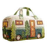 Hippie Wildroad Duffle Bag Block Print Canvas Gym Weekender Tote Duffle Bag Folding Garment Duffle Bag