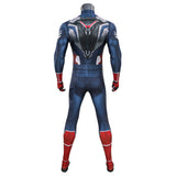 Captain America Cosplay Costume Jumpsuit 2025 Printed Halloween Outfit Becostume