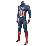 Captain America Cosplay Costume Jumpsuit 2025 Printed Halloween Outfit Becostume