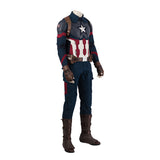 Captain America Steve Rogers Cosplay Costume Halloween Who Costume Suit Becostume