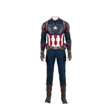 Captain America Steve Rogers Cosplay Costume Halloween Who Costume Suit Becostume