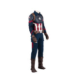 Captain America Steve Rogers Cosplay Costume Halloween Who Costume Suit Becostume