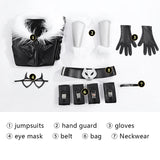 Adult Fortnite Black Cat Costume Women Who Cosplay Halloween Costumes Suit Becostume