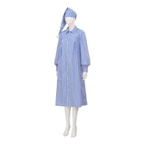 Blue Striped Christmas Costume Christmas Carol Who Costume Suit Adult BEcostume