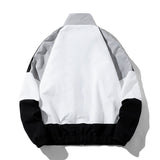 Men's Color Block Casual Jacket Spring Autumn Lightweight Windbreaker Coat BEcostume