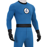 The Fantastic Four Mister Fantastic Reed Richard Jumpsuit Classic Suit With Shoes Becostume