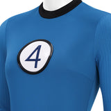 The Fantastic Four Sue Storm Cosplay Costume Invisible Woman Jumpsuit With Shoes Becostume