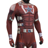 Thunderbolts Red Guardian Cosplay Costume Jumpsuit Halloween Outfit Becostume