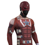Thunderbolts Red Guardian Cosplay Costume Jumpsuit Halloween Outfit Becostume
