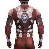 Thunderbolts Red Guardian Cosplay Costume Jumpsuit Halloween Outfit Becostume