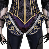 Apex Legends Ash Laced Lethality Skin Cosplay Costume Ash Black Suit Becostume