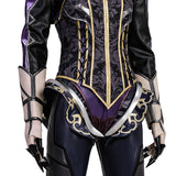 Apex Legends Ash Laced Lethality Skin Cosplay Costume Ash Black Suit Becostume