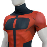 Invincible Season 4 Oliver Grayson Cosplay Costume Red Black Halloween Suit Becostume