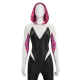 Spiderman Gwen Stacy Cosplay Costumes Across The Spider-Verse Suit Becostume