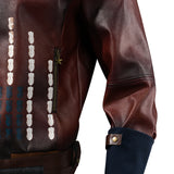 The Boys Bombsight Vought Rising Bombsight Cosplay Costume Red Leather Suit Becostume