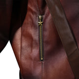 The Boys Bombsight Vought Rising Bombsight Cosplay Costume Red Leather Suit Becostume