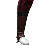 The Boys Bombsight Vought Rising Bombsight Cosplay Costume Red Leather Suit Becostume