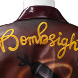 The Boys Bombsight Vought Rising Bombsight Cosplay Costume Red Leather Suit Becostume