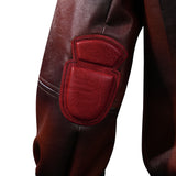 The Boys Bombsight Vought Rising Bombsight Cosplay Costume Red Leather Suit Becostume