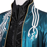 Devil May Cry 3: Dante's Awakening Vergil Cosplay Costume Trench Halloween Suit Becostume