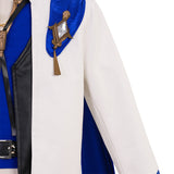Final Fantasy XIV Seneschal Prince's Cosplay Costume Blue White Halloween Suit Becostume