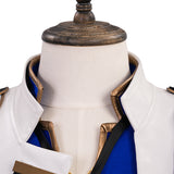 Final Fantasy XIV Seneschal Prince's Cosplay Costume Blue White Halloween Suit Becostume