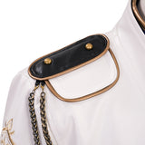 Final Fantasy XIV Seneschal Prince's Cosplay Costume Blue White Halloween Suit Becostume