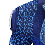 The Boys S5 A-train Cosplay Costume Blue Halloween Jumpsuit  Becostume