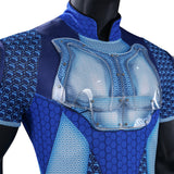The Boys S5 A-train Cosplay Costume Blue Halloween Jumpsuit  Becostume