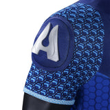The Boys S5 A-train Cosplay Costume Blue Halloween Jumpsuit  Becostume