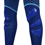 The Boys S5 A-train Cosplay Costume Blue Halloween Jumpsuit  Becostume