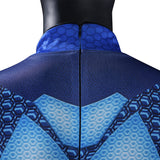 The Boys S5 A-train Cosplay Costume Blue Halloween Jumpsuit  Becostume