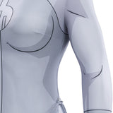 Invincible Anissa Cosplay Costume Viltrumite White Jumpsuit Halloween Full Set Becostume