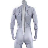 Invincible Anissa Cosplay Costume Viltrumite White Jumpsuit Halloween Full Set Becostume