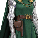 Doctor Doom Woman's Cosplay Costume Dr. Victor von Doom Halloween Outfit Becostume