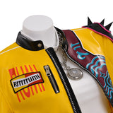 Deluxe Kpop Demon Hunters Rumi Cosplay Costume Yellow Halloween Outfit Becostume