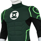 Superman Lantern Green Hal Jordan Justice League Cosplay Costume Suit Becostume