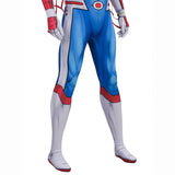 Japanese TV Spider Man Supaidaman Cosplay Costume Toe Spider Man Battle Suit BEcostume