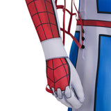 Japanese TV Spider Man Supaidaman Cosplay Costume Toe Spider Man Battle Suit BEcostume