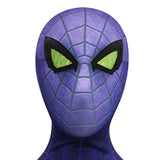 Spider-Man 2 Miles Morales Cosplay Costume Purple Reign Suit Jumpsuit Becostume