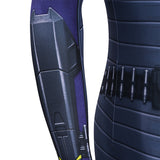 Spider-Man 2 Miles Morales Cosplay Costume Purple Reign Suit Jumpsuit Becostume